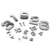 3D Nalepovacie hodiny Clock BIG 3-12 XL, Silver Mirror 90-130cm 3D Nalepovacie hodiny Clock BIG 3-12 XL, Silver Mirror 90-130cm