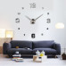 3D Nalepovacie hodiny Clock BIG 3-12 XL, Silver Mirror 90-130cm 3D Nalepovacie hodiny Clock BIG 3-12 XL, Silver Mirror 90-130cm