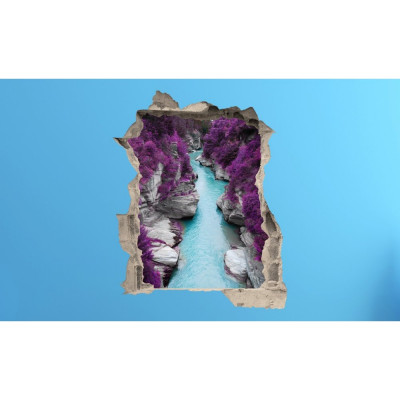 3D fototapeta, Mountain river, 100 x120cm 3D fototapeta, Mountain river, 100 x120cm