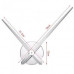3D Nalepovacie hodiny DIY Clock Roma C2, strieborné 90-130cm 3D Nalepovacie hodiny DIY Clock Roma C2, strieborné 90-130cm