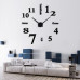 3D Nalepovacie hodiny DIY Clock Twelve Time, čierne 90-130cm 3D Nalepovacie hodiny DIY Clock Twelve Time, čierne 90-130cm