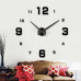 3D Nalepovacie hodiny Clock BIG 3-12 XL, čierne 90-130cm 3D Nalepovacie hodiny Clock BIG 3-12 XL, čierne 90-130cm