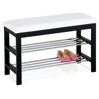 Botník dvojúrovňový Autronic 83168-06 BK, 80cm Botník dvojúrovňový Autronic 83168-06 BK, 80cm