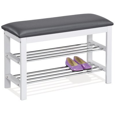 Botník dvojúrovňový Autronic 83168-06 WT, 80cm