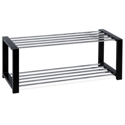 Botník dvojúrovňový Autronic 83168-11 BK, 80cm Botník dvojúrovňový Autronic 83168-11 BK, 80cm