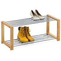 Botník dvojúrovňový Autronic 83168-11 NAT, 80cm Botník dvojúrovňový Autronic 83168-11 NAT, 80cm
