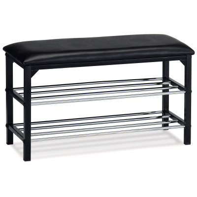 Botník dvojúrovňový Autronic 83168-13 BK, 76cm Botník dvojúrovňový Autronic 83168-13 BK, 76cm