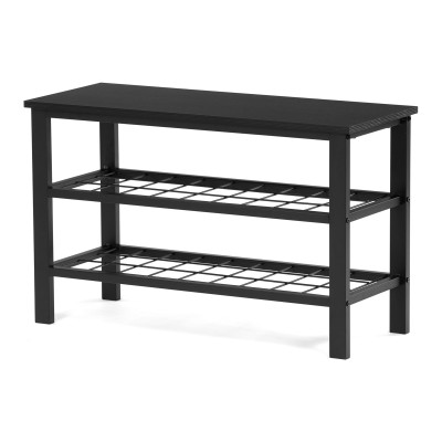 Botník dvojúrovňový Autronic ABO-W2015 BK, 81cm Botník dvojúrovňový Autronic ABO-W2015 BK, 81cm