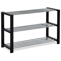Botník trojúrovňový Autronic 83168-12 BK, 80cm Botník trojúrovňový Autronic 83168-12 BK, 80cm