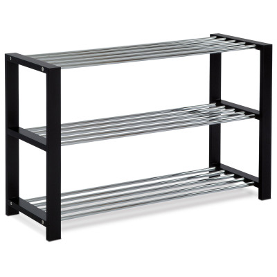 Botník trojúrovňový Autronic 83168-12 BK, 80cm