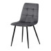 Otočná zamatová jedálenská stolička Autronic DCL-X7015 GREY2 – sivá, industriálna
