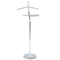 Nemý sluha Autronic 82646 WT, biela/chróm, 118 cm Nemý sluha Autronic 82646 WT, biela/chróm, 118 cm