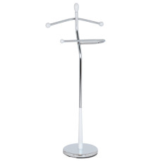 Nemý sluha Autronic 82646 WT, biela/chróm, 118 cm Nemý sluha Autronic 82646 WT, biela/chróm, 118 cm