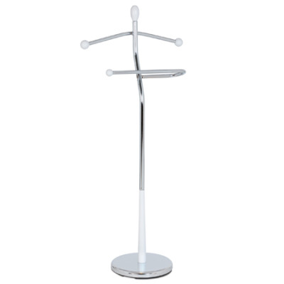 Nemý sluha Autronic 82646 WT, biela/chróm, 118 cm Nemý sluha Autronic 82646 WT, biela/chróm, 118 cm