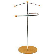 Nemý sluha Autronic 83213 CR, masívne drevo (svetlá čerešňa) / chróm, 110 cm Nemý sluha Autronic 83213 CR, masívne drevo (svetlá čerešňa) / chróm, 110 cm