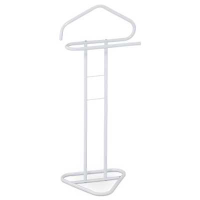 Moderný kovový nemý sluha Autronic 81119 WT – biely matný, 108 cm Moderný kovový nemý sluha Autronic 81119 WT – biely matný, 108 cm