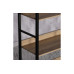 Regál s 3 policami Autronic GD-313 OAK