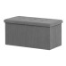 Skladací taburet Autronic TAB-472 GREY6 s úložným priestorom – šedý menčester, 77 cm Skladací taburet Autronic TAB-472 GREY6 s úložným priestorom – šedý menčester, 77 cm