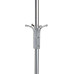 Kovový stojanový vešiak Autronic 80001-06B CR – lesklý chróm, 182 cm Kovový stojanový vešiak Autronic 80001-06B CR – lesklý chróm, 182 cm