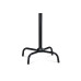Dizajnový kovový vešiak Autronic 80609-A BK – čierny lesklý, 182 cm