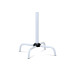 Dizajnový kovový vešiak Autronic 80609-A WT – biely lesklý, 182 cm