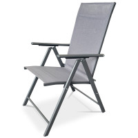 Záhradná stolička Autronic AZC-S1116 GREY Záhradná stolička Autronic AZC-S1116 GREY