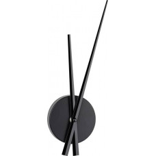 Minimalistické nástenné hodiny TFA 87787 – čierne, tichý chod Sweep, dĺžka 31 cm Minimalistické nástenné hodiny TFA 87787 – čierne, tichý chod Sweep, dĺžka 31 cm