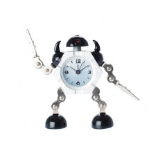 Budík r.o.b.o.t., čierny 15cm Budík r.o.b.o.t., čierny 15cm