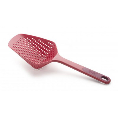 Cedníková lyžica JOSEPH JOSEPH Scoop ™ Plus, velká / červená