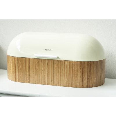 Chlebník Kinghoff design, biely, 39cm Chlebník Kinghoff design, biely, 39cm