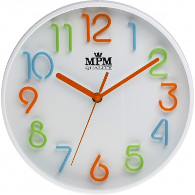 Detské nástenné hodiny MPM, 3224, 25cm Detské nástenné hodiny MPM, 3224, 25cm