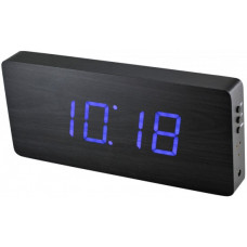 Digitálny LED budík/ hodiny MPM s dátumom a teplomerom 3672, blue Digitálny LED budík/ hodiny MPM s dátumom a teplomerom 3672, blue