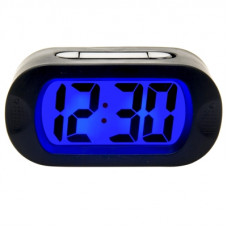 Dizajnový Led budík GUMMY čierny 14cm Dizajnový Led budík GUMMY čierny 14cm