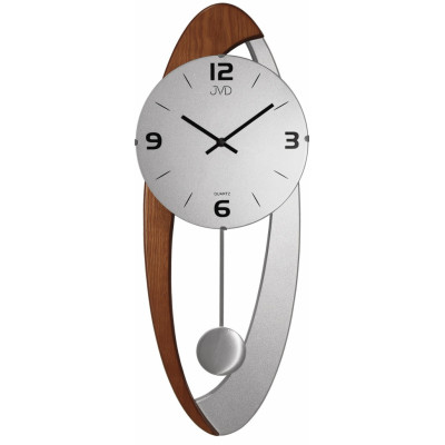 Dizajnové kyvadlové nástenné hodiny JVD NS15021/ 11, 58cm