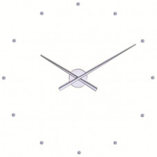 NOMON OJ dizajnové nástenné hodiny strieborné 50cm NOMON OJ dizajnové nástenné hodiny strieborné 50cm