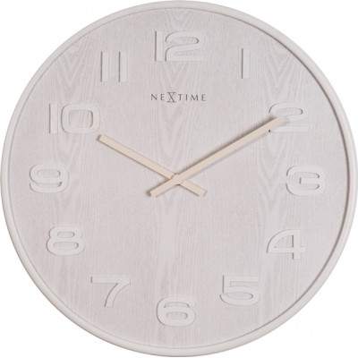Dizajnové nástenné hodiny 3095wi Nextime Wood Wood Big 53cm Dizajnové nástenné hodiny 3095wi Nextime Wood Wood Big 53cm