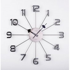 Dizajnové nástenné hodiny JVD HT072.1, antracit, 49cm Dizajnové nástenné hodiny JVD HT072.1, antracit, 49cm