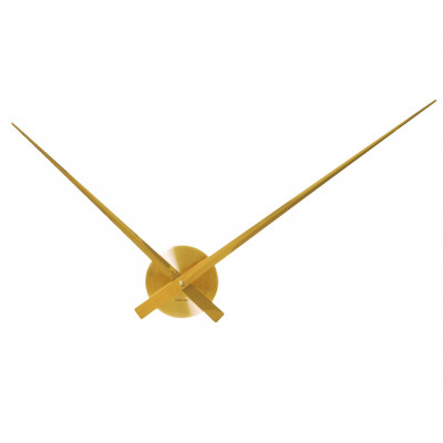 Dizajnové nástenné hodiny Karlsson Little Big Time KA5516GD – zlaté, 90 cm Dizajnové nástenné hodiny Karlsson Little Big Time KA5516GD – zlaté, 90 cm