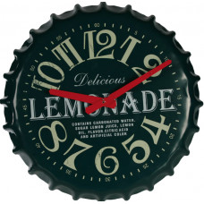 Hodiny Limonádová zátka 33cm
