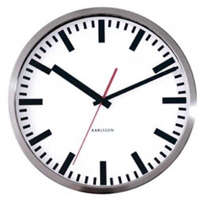 Hodiny na stenu Karlsson 850290, Station 29cm Hodiny na stenu Karlsson 850290, Station 29cm
