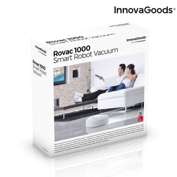innovagoods rovac 1000 smart robot vacuum