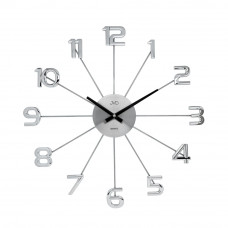 Dizajnové nástenné hodiny JVD HT072 (49 cm) – nerez a chróm Dizajnové nástenné hodiny JVD HT072 (49 cm) – nerez a chróm