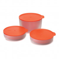 Dvojstenné misy Joseph Joseph M-Cuisine Cool-touch Microwave Cookware, sada 3 kusy Dvojstenné misy Joseph Joseph M-Cuisine Cool-touch Microwave Cookware, sada 3 kusy