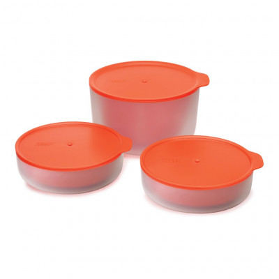 Dvojstenné misy Joseph Joseph M-Cuisine Cool-touch Microwave Cookware, sada 3 kusy Dvojstenné misy Joseph Joseph M-Cuisine Cool-touch Microwave Cookware, sada 3 kusy