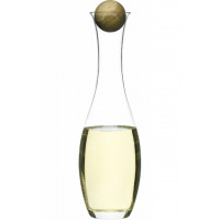Karafa s drevenou guličkou Oval Oak 1l