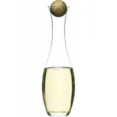 Karafa s drevenou guličkou Oval Oak 1l Karafa s drevenou guličkou Oval Oak 1l