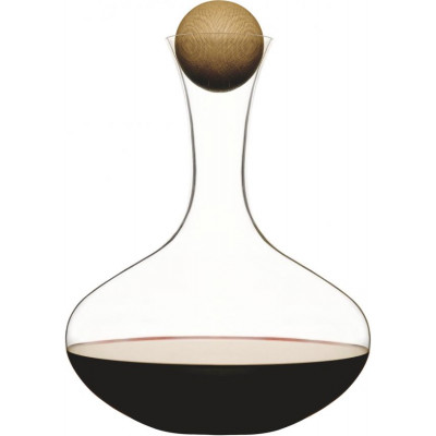 Karafa na červené víno SAGAFORM Oval Oak 2 l s dubovým uzáverom Karafa na červené víno SAGAFORM Oval Oak 2 l s dubovým uzáverom