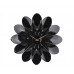 Dizajnové nástenné hodiny Karlsson Flower 5731BK, 60 cm