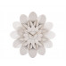 Dizajnové nástenné hodiny Karlsson Flower 5731GY, 60 cm