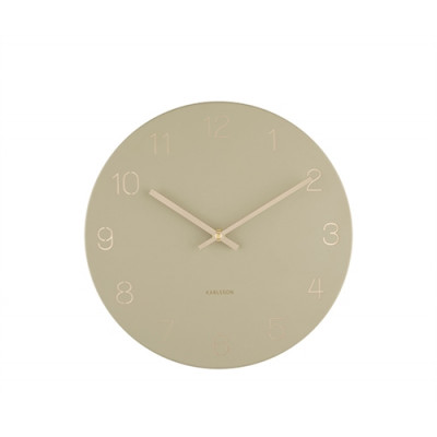 Nástenné hodiny Karlsson KA5788OG Charm Engraved Numbers, 30 cm Nástenné hodiny Karlsson KA5788OG Charm Engraved Numbers, 30 cm